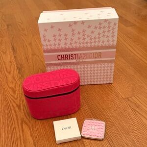 Dior Pink vanity, phone ring and limited edition box.
